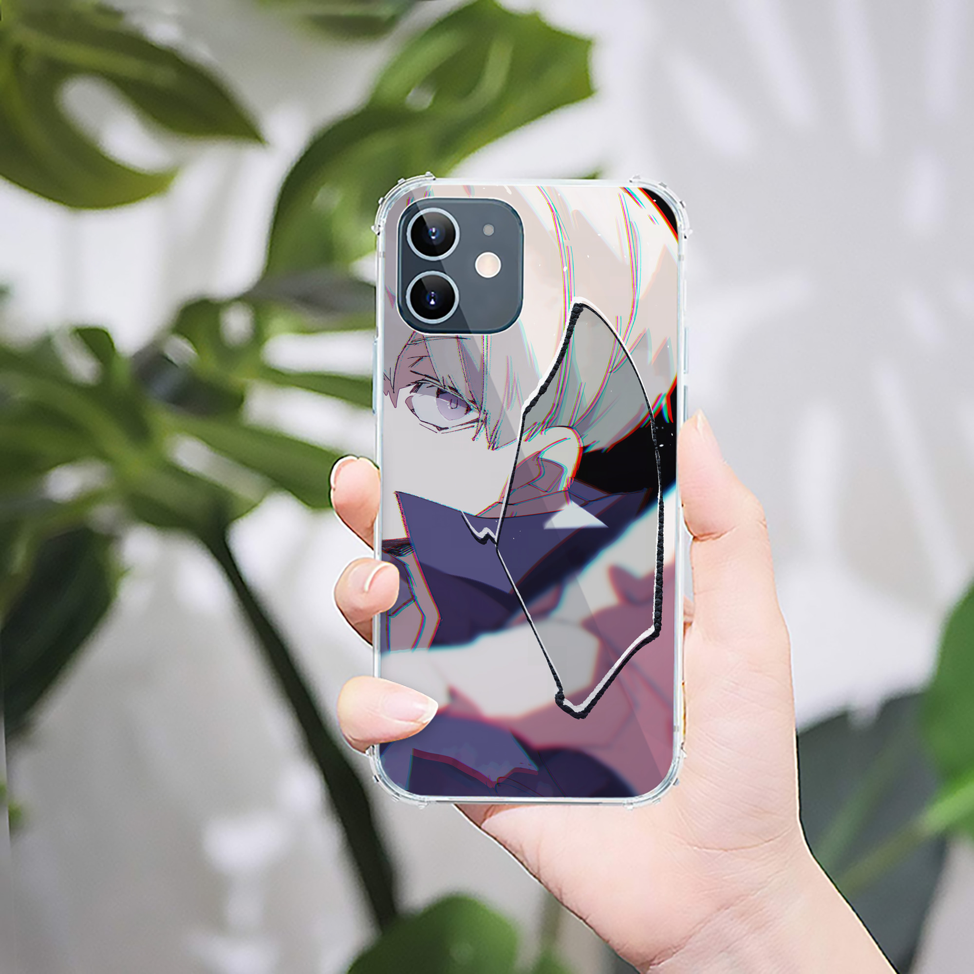 （画像用） 呪術廻戦 Jujutsu Kaisen 【iPhone 12シリーズ対応】透明スマホケース（クリアソフトケース）